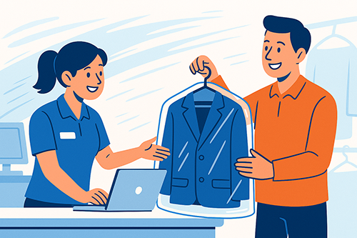 Ilustración programa tintorerías