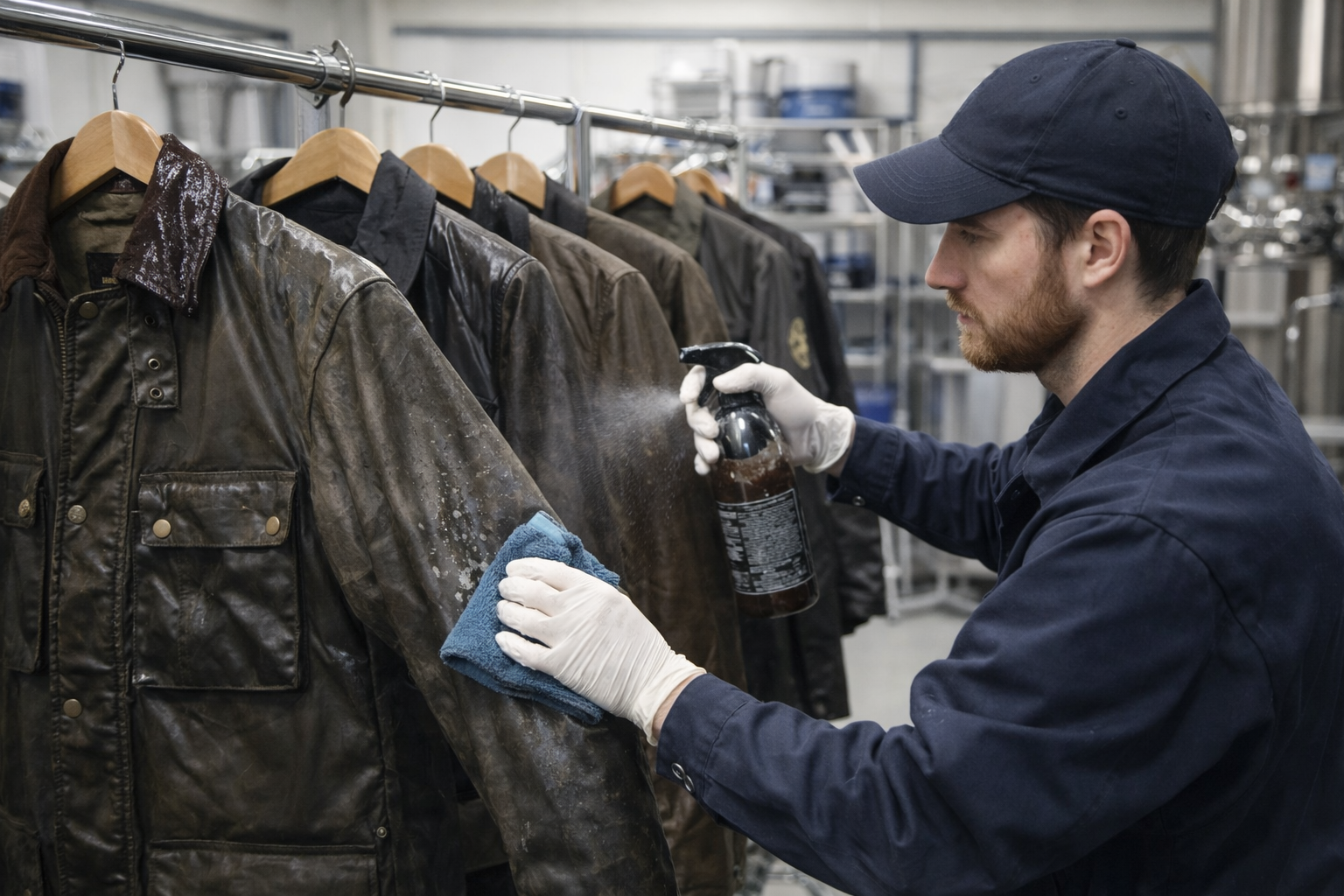 Neteja i enceratge Barbour i Belstaff